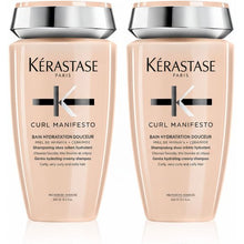 Încarcă imaginea în Galerie, Set Kerastase Curl Manifesto 2 x Bain Hydratation Sampon 250ml - Beauty Lounge
