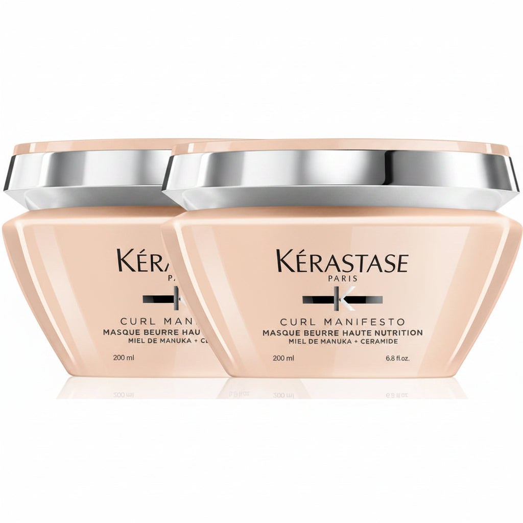 Set Kerastase Curl Manifesto 2 x Masque Beurre Haute - Masca Par Cret 200ml - Beauty Lounge