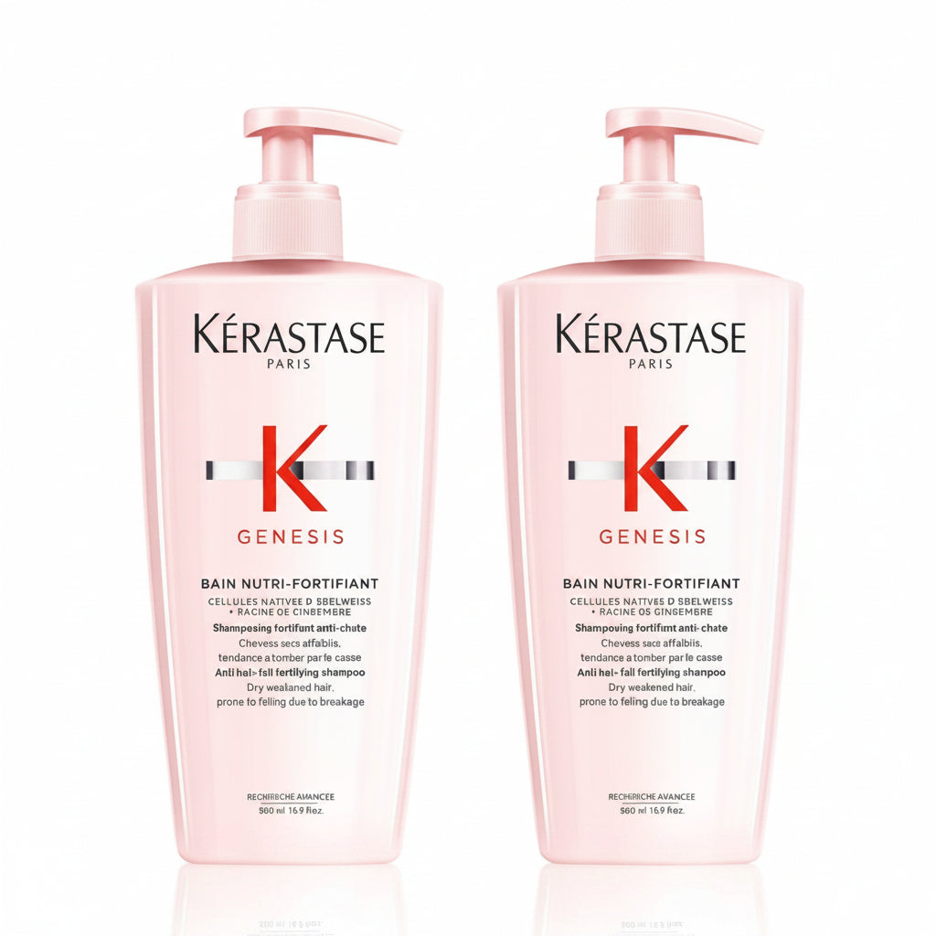 Set Kerastase Genesis 2 x Bain Nutri-Fortifiant Riche - Sampon 500ml - Beauty Lounge
