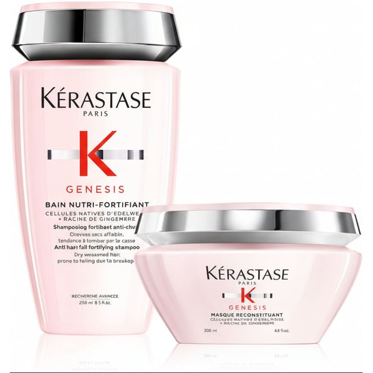 Set Kerastase Genesis - Sampon Bain Nutri-Fortifiant 250ml si Masca 200ml - Beauty Lounge