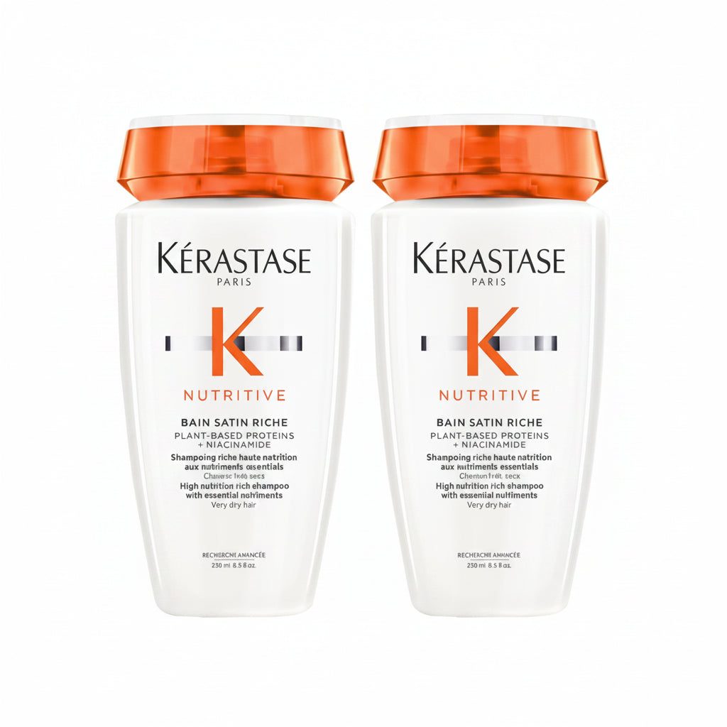 Set Kerastase Nutritive 2 x Bain Satin Riche - Sampon 250ml - Beauty Lounge