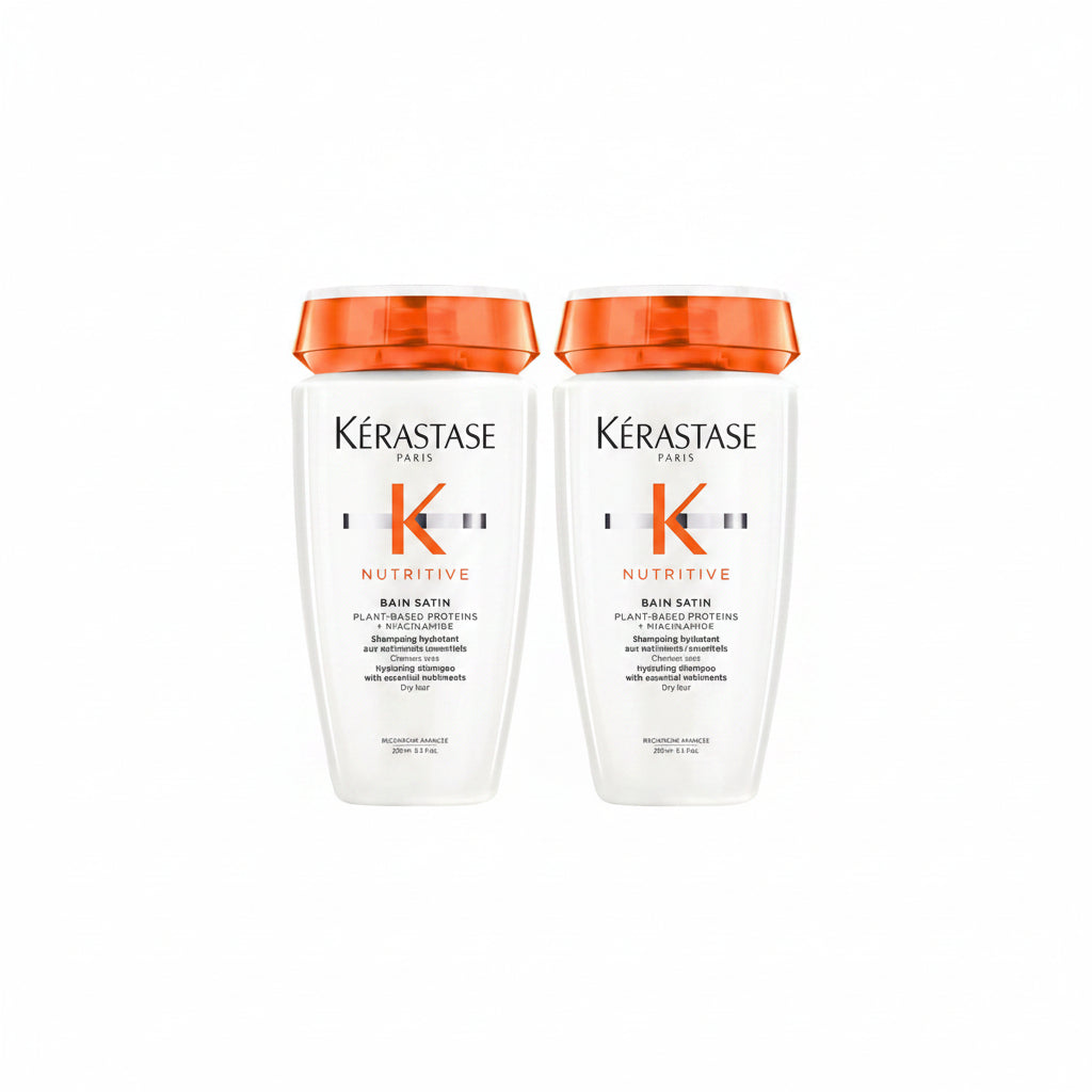 Set Kerastase Nutritive 2 x Bain Satin - Sampon Hidratant 250ml - Beauty Lounge