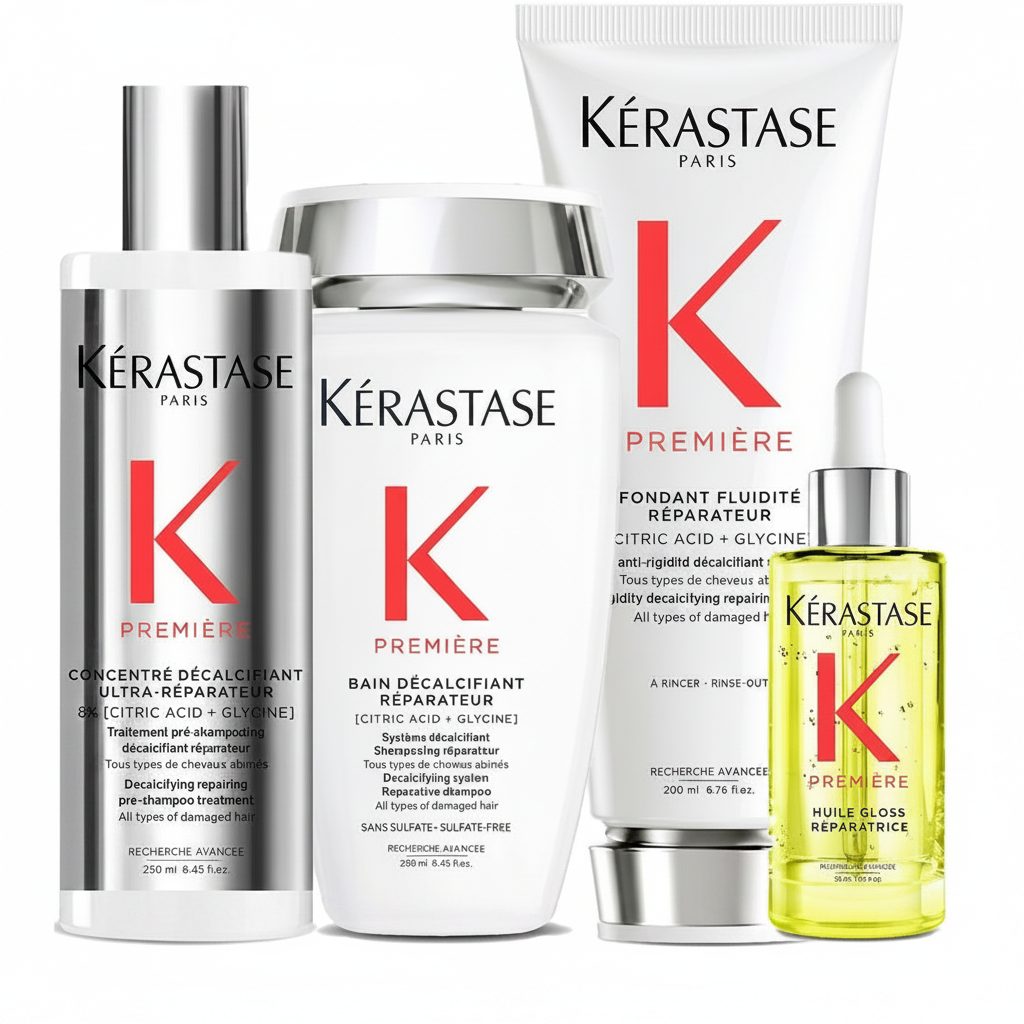 Set Kerastase Premiere Reparateur - Sampon 250ml Pre-Sampon 250ml Balsam 200ml si Ulei 30ml - Beauty Lounge