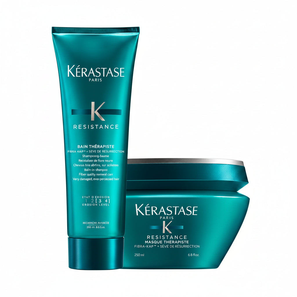 Set Kerastase Resistance Therapiste - Sampon 250ml si Masca 200ml - Beauty Lounge