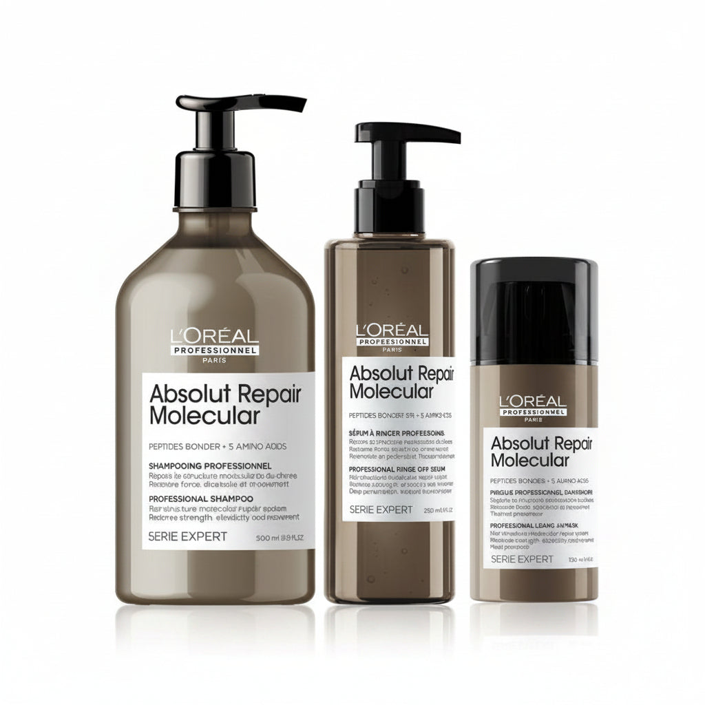 Set L’Oreal Professionnel Absolut Repair Molecular - Sampon 500ml Ser 250ml si Crema 100ml