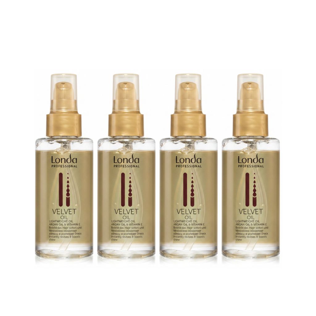 Set x4 Londa Velvet Oil Lightweight Oil 100ml - Ulei Profesional cu Formula Usoara