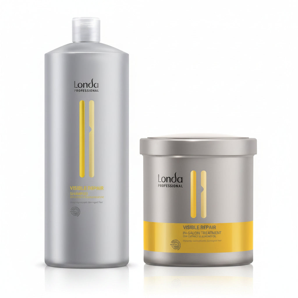 Set Londa Visible Repair Sampoo 1000ml + Treatment 750ml - Sampon si Tratament Reparator 