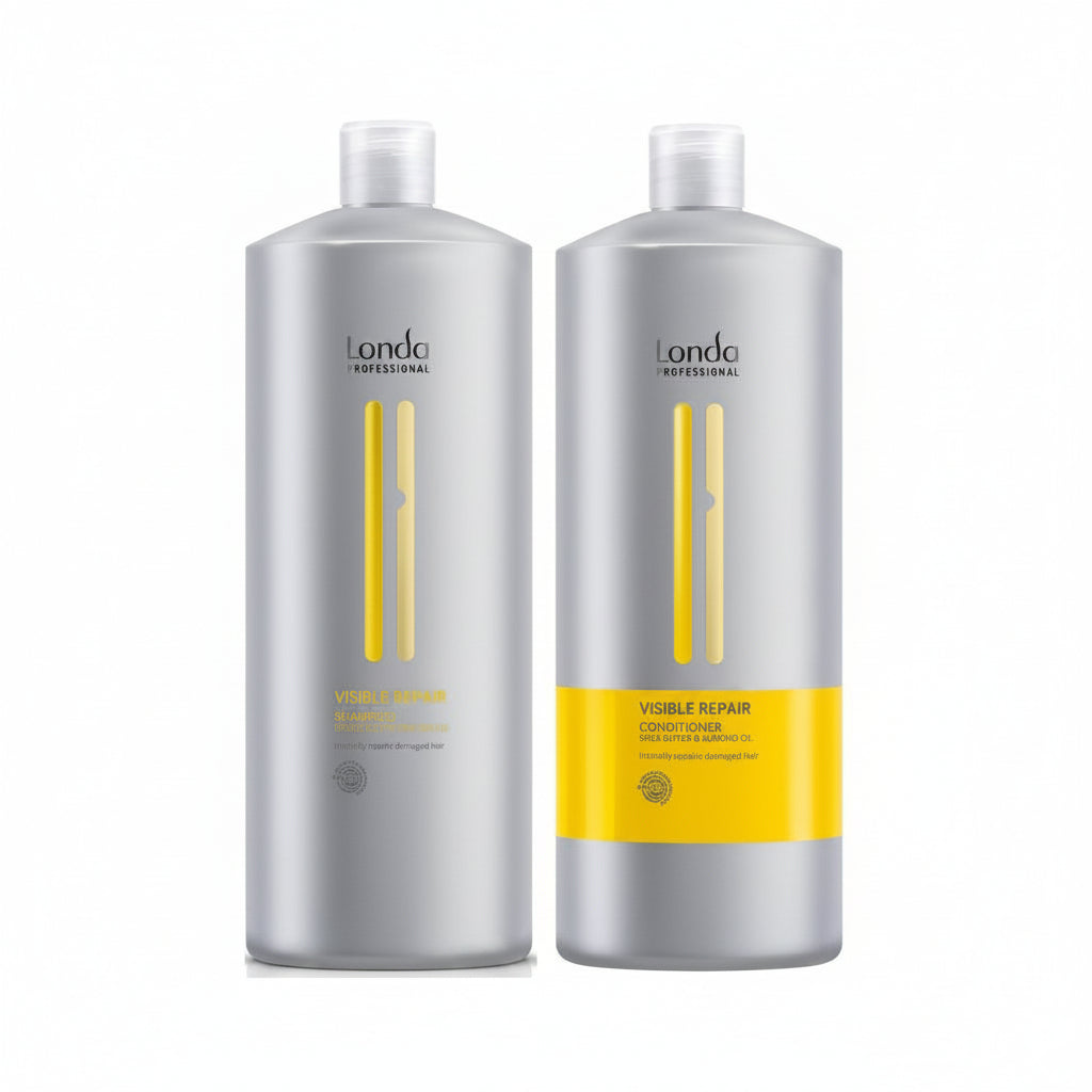 Set Londa Visible Repair Sampoo 1000ml + Conditioner 1000ml - Sampon si Balsam Reparator