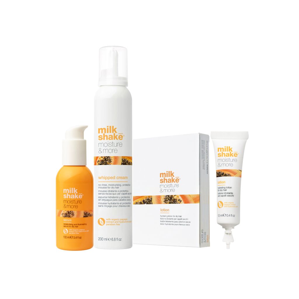 Set profesional creat pentru hidratarea intensa, netezirea si revitalizarea parului uscat, tern sau deshidratat
