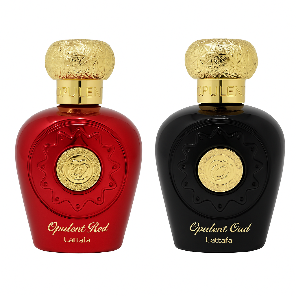 Set Duo Lattafa Opulent -Opulent Red 100ml + Opulent Oud 100ml