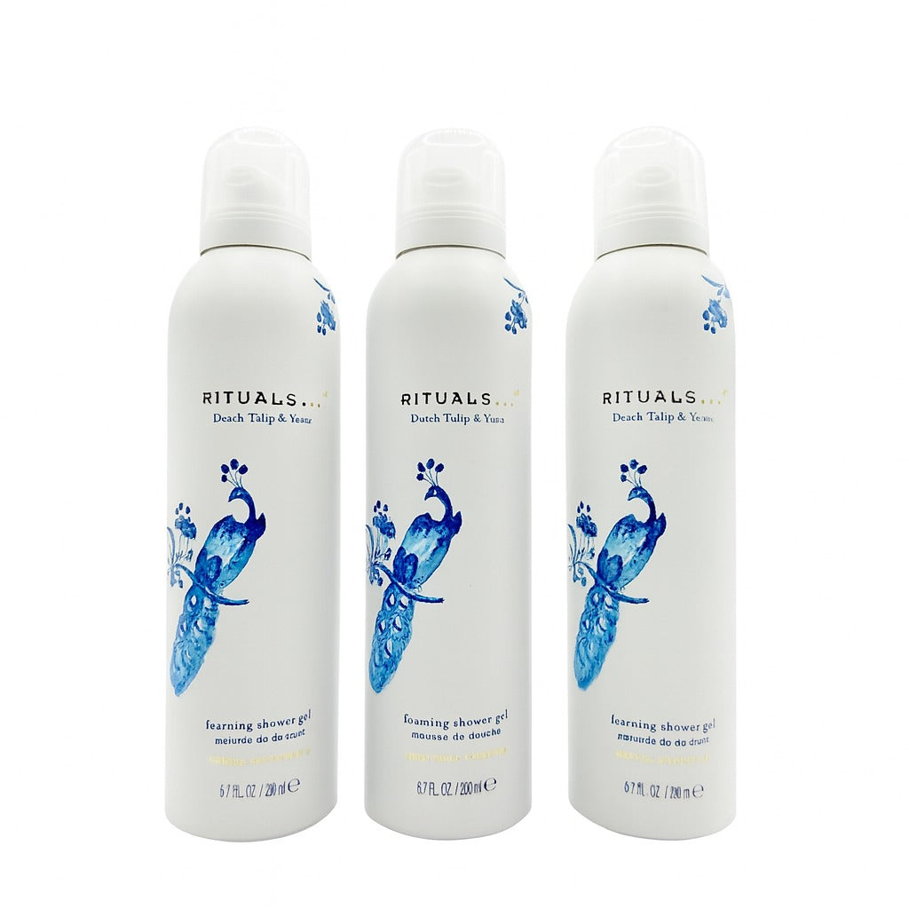 Set Rituals x3 Amsterdam Collection Foaming Shower Gel 200ml - Spuma de Dus