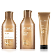 Încarcă imaginea în Galerie, Set Redken All Soft Sampon 300ml Balsam 300ml si Masca 250ml - Beauty Lounge
