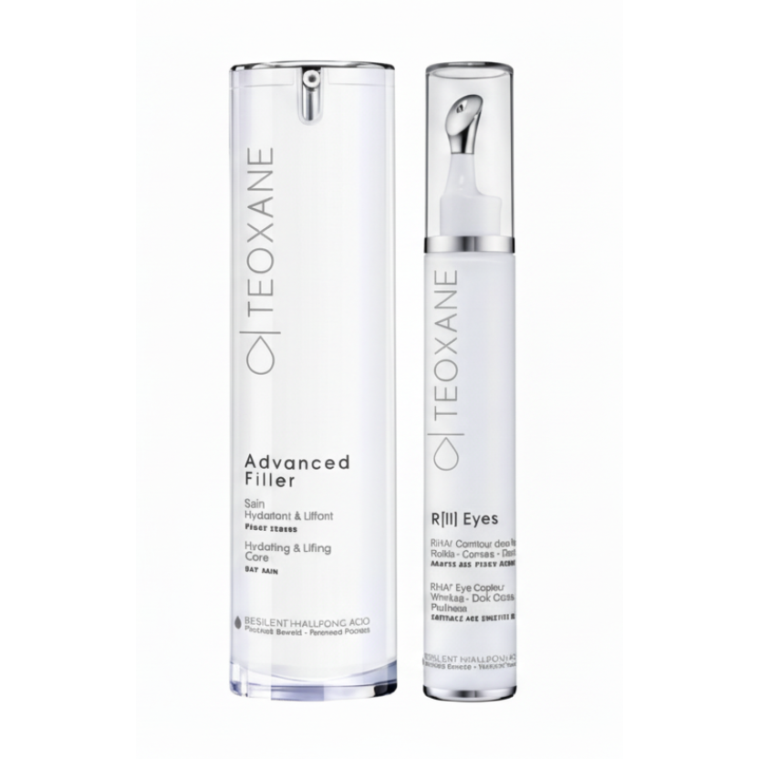 Set Teoxane Teosyal - Crema Advanced Filler 50ml si Solutie Eye Contour R II 15ml - Beauty Lounge