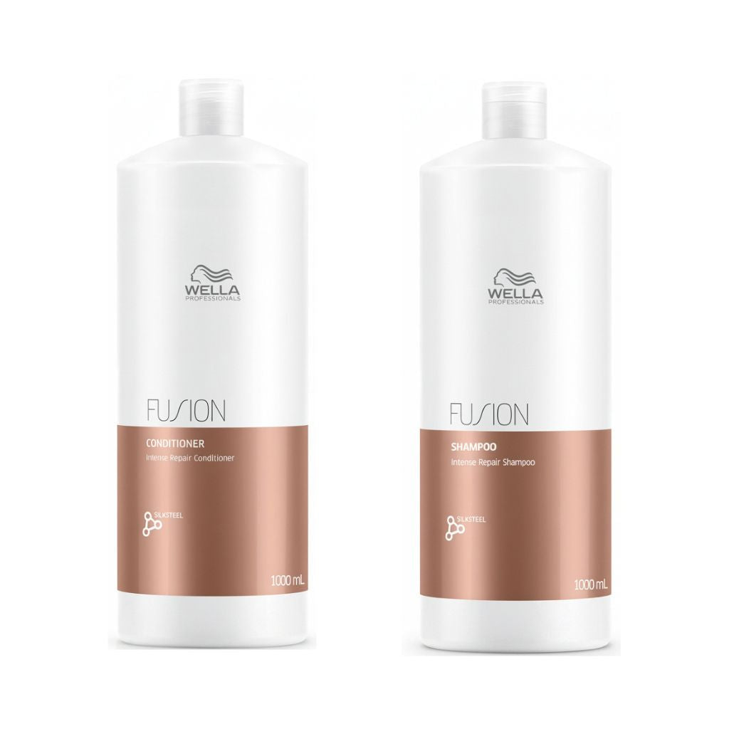 Set Wella Professionals Fusion Shampoo & Conditioner - Sampon 1000ml si Balsam 1000ml