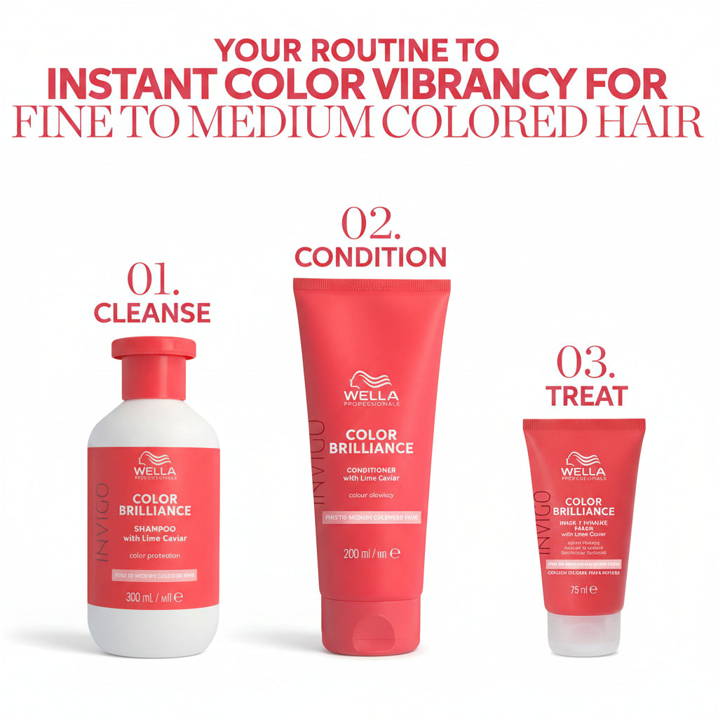 Wella Professionals Invigo Color Brilliance Set Par Vopsit - Sampon 300ml Balsam 200ml si Masca 75ml