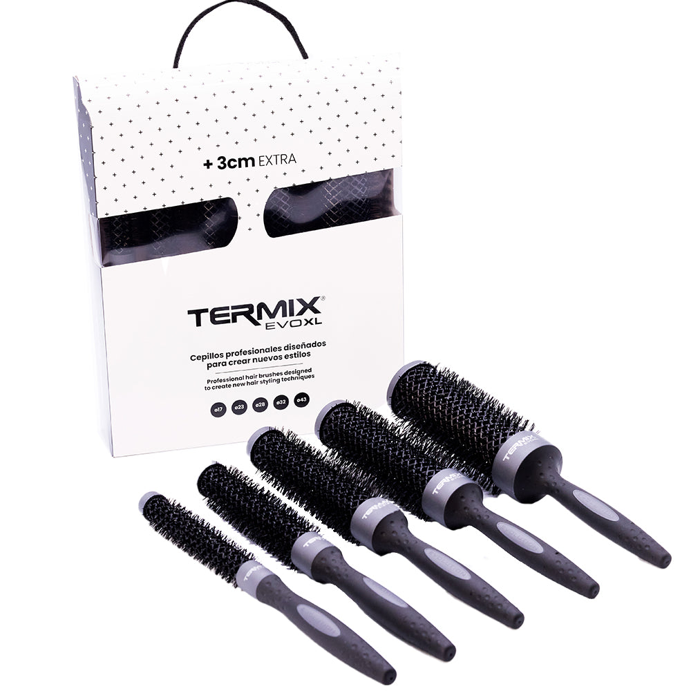 Termix Evolution XL Set Perii Profesionale 5 Bucati (17–43mm) - Perii Pentru Volum si Styling - Beauty Lounge