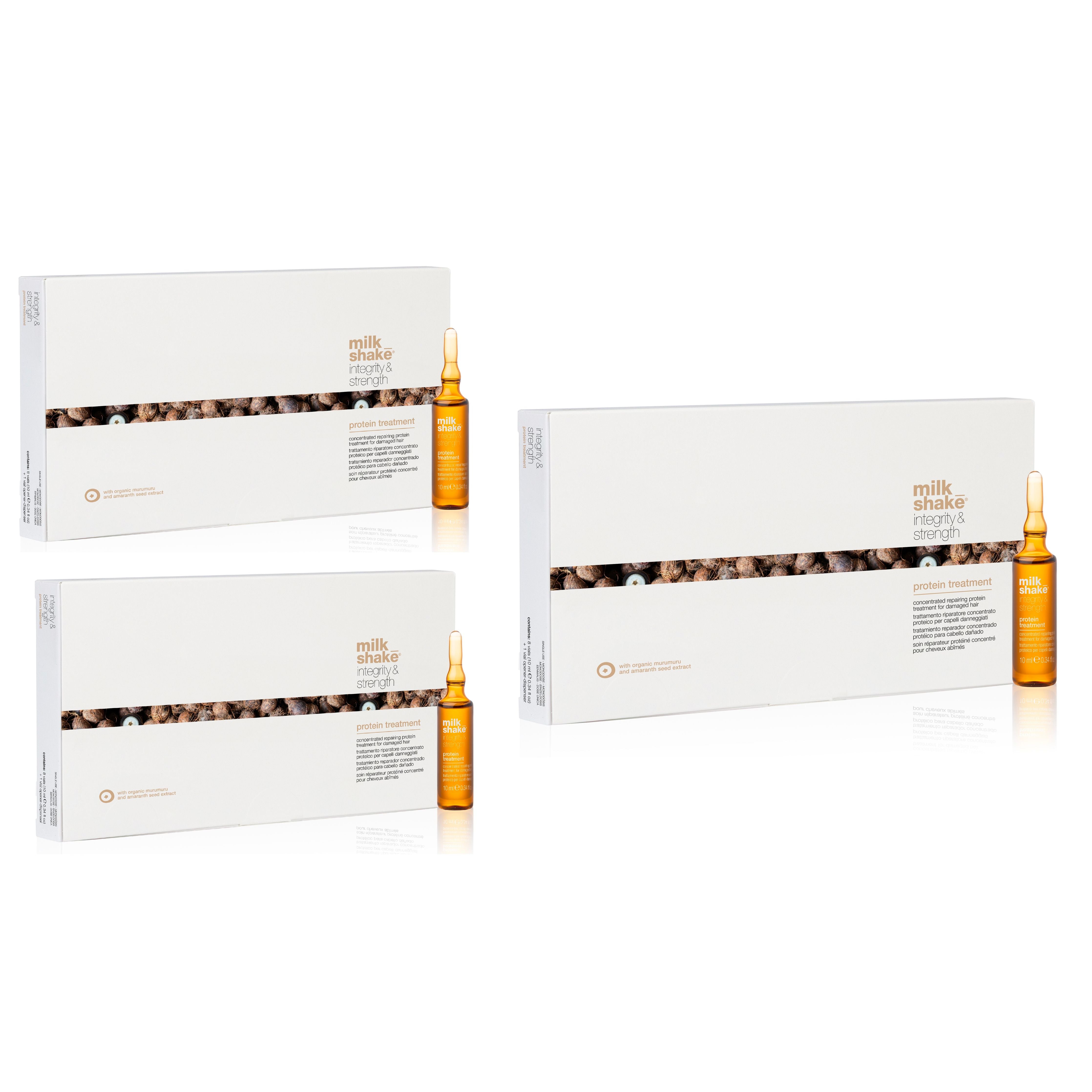 Set Milkshake 3 x MilkShake Integrity and Strenght Repairing Hair Lotion 8x10ml Fiole - Beauty Lounge