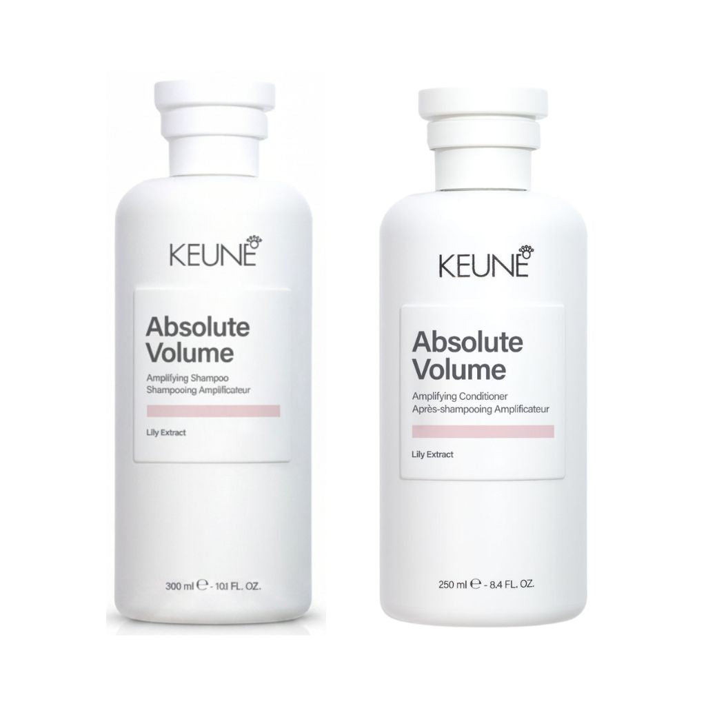 Set Duo Keune Care Absolute Volume - Sampon 300ml + Conditioner 250ml Pentru Par Fin & Volum