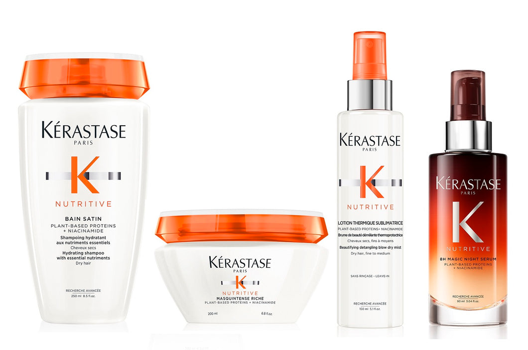 Set Kerastase Nutritive 4 produse – Bain 250ml + Masca 200ml + Lotion 150ml + Serum 90ml