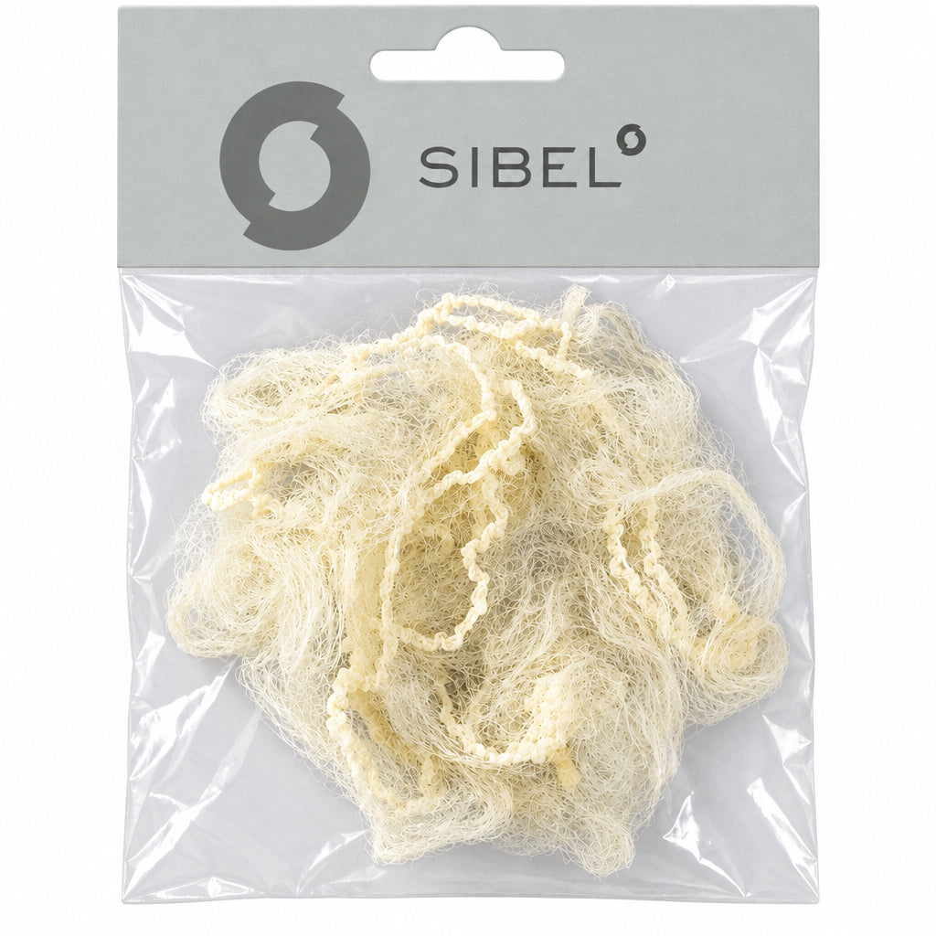 Sibel Bun Net Light Blond 2buc - Set 2 Plase de Par Pentru Coc cu Elastic Blond Deschis