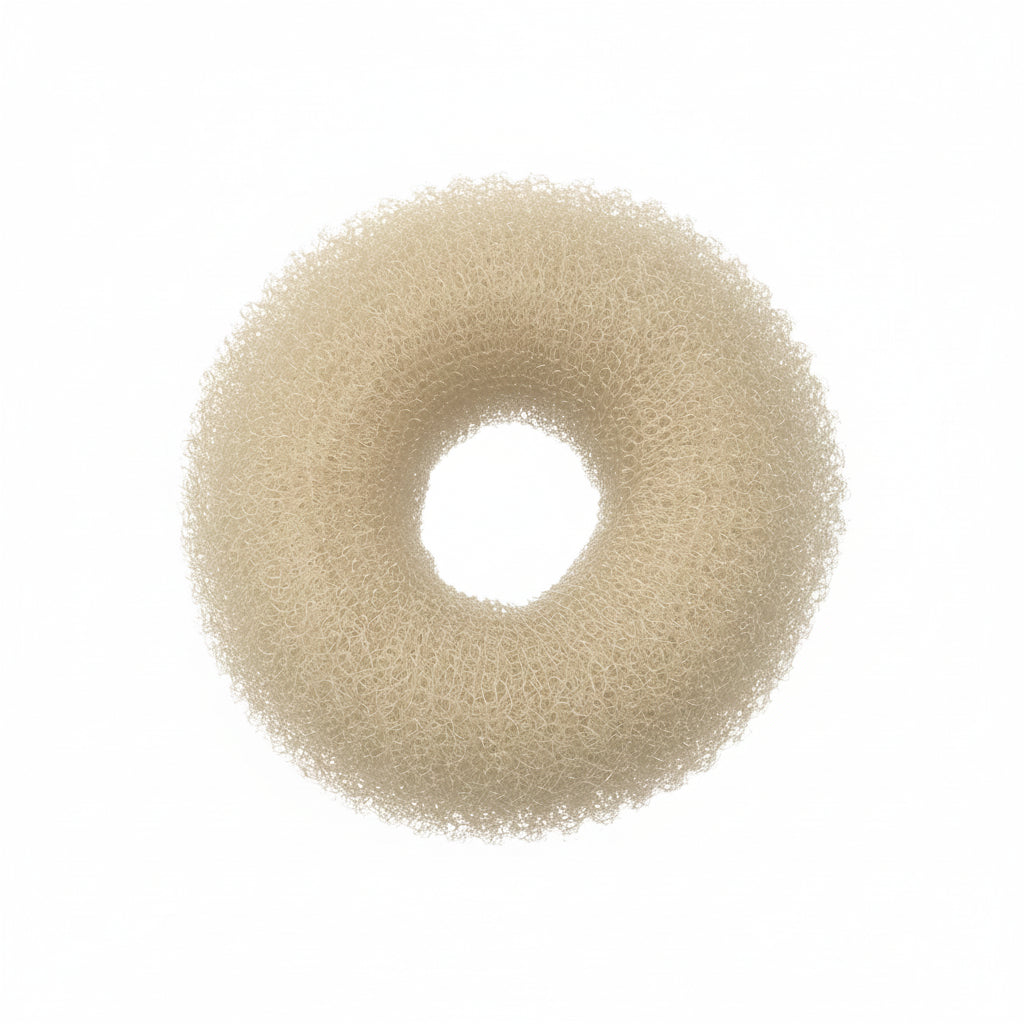 Sibel Bun Ring Nylon Blonde 9cm - Adaos de Coc