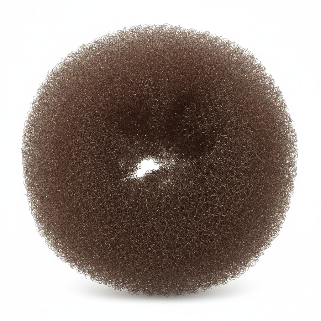 Sibel Bun Ring Nylon Brown 11cm - Adaos de Coc
