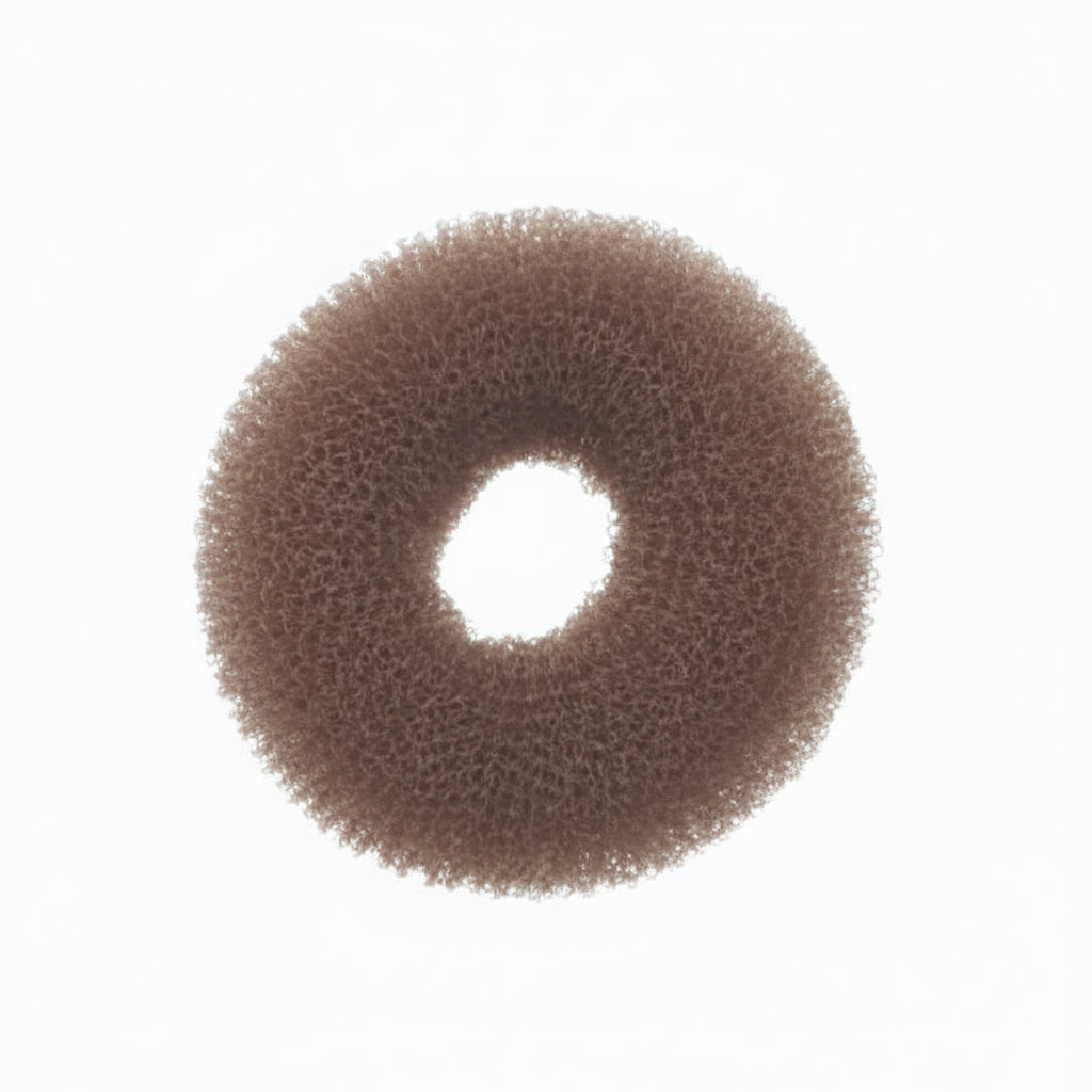 Sibel Bun Ring Nylon Brown 8cm - Adaos de Coc
