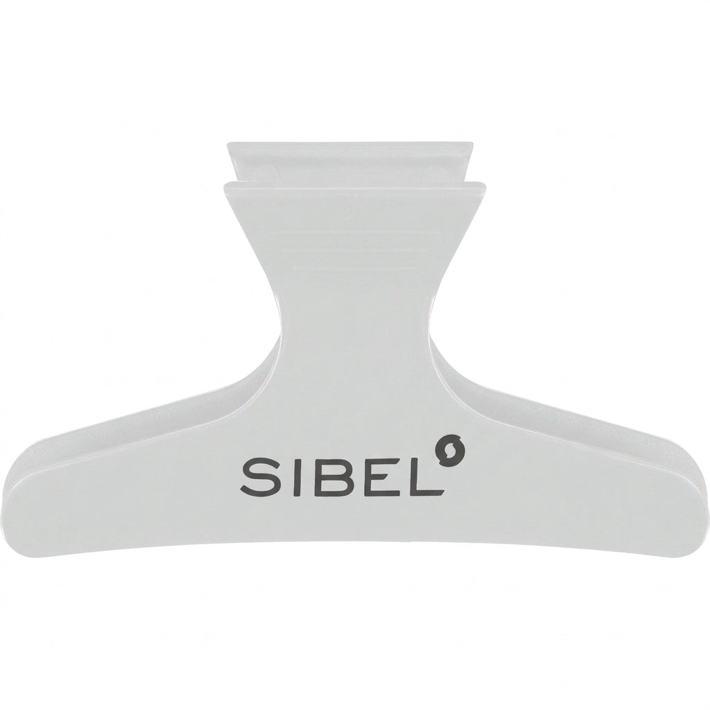 Sibel Butterfly Clamps Croco L White 12buc - Clame Pentru Par