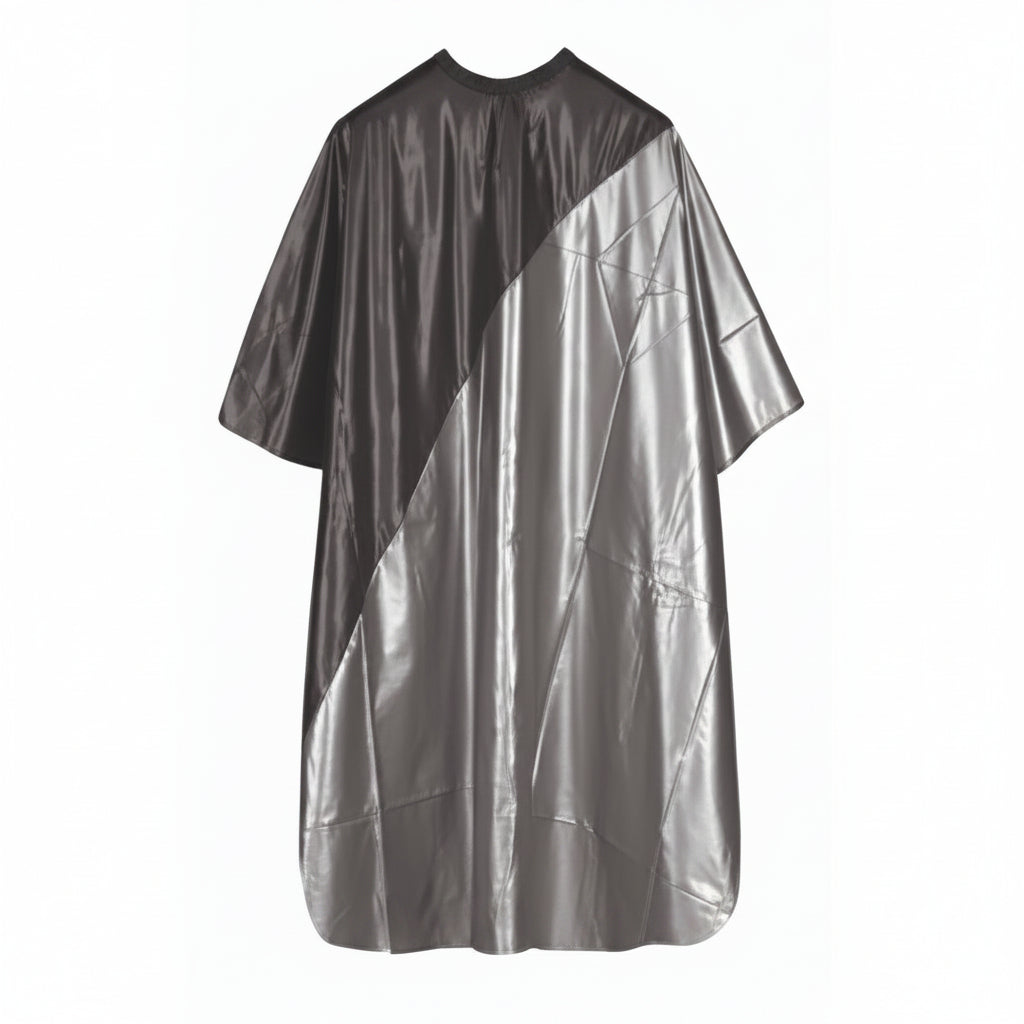 Sibel Cape Nora Plastic Grey-Black - Pelerina Pentru Vopsit Neagra Gri-Neagra