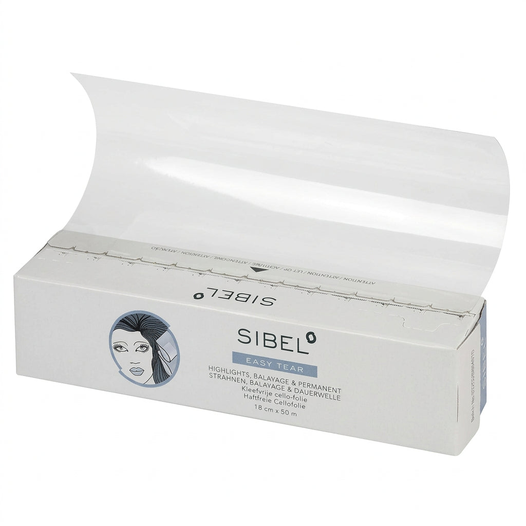 Sibel Cello Foil Roll Cling Free Transparent 18cmx50m - Folie Pentru Suvite si Balayage