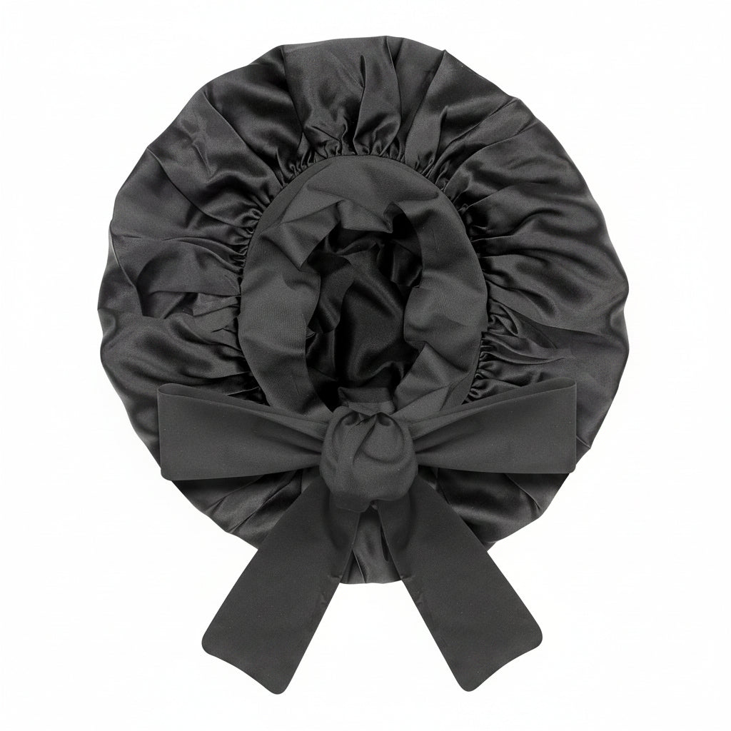 Sibel Curl Sleeping Bonnet - Boneta Satin Pentru Par Cret si Protectie Nocturna - Beauty Lounge