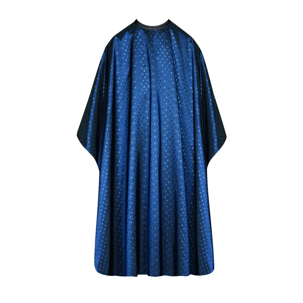 Sibel Cutting Cape Dots 3in1 Closure Blue - Pelerina Profesionala de Tuns
