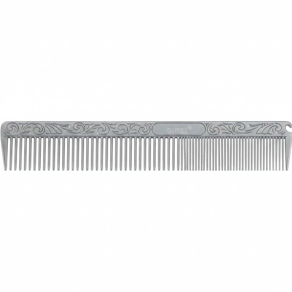 Sibel Cutting Comb Alu M 20cm - Pieptene Profesional din Aluminiu
