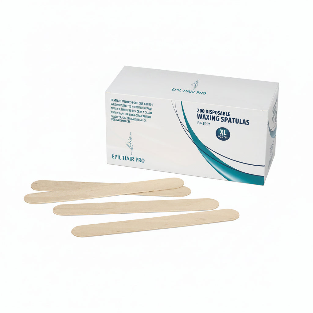 Sibel EHP Wooden Spatulas For Waxing Disposable XL 200pcs - Spatule Lemn Pentru Epilare