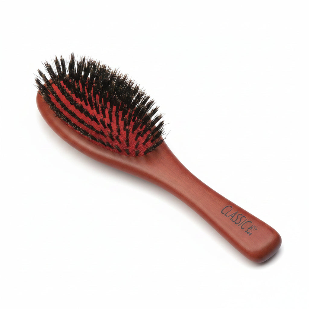 Sibel Flat Brush Classic 44 Oval Wooden Natural - Perie Ovala din Lemn Pentru Par