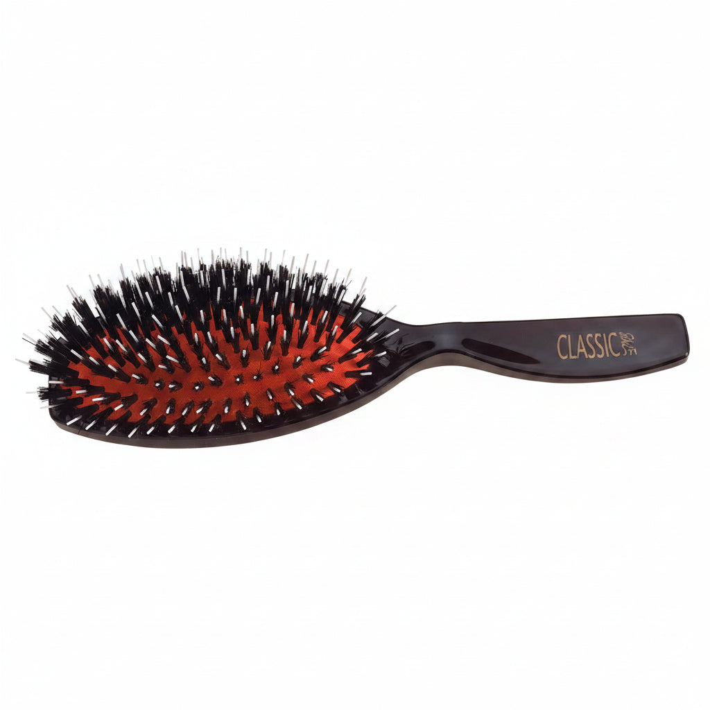 Sibel Flat Brush Classic 71 Oval Pneumatic Black - Perie Pneumatica Ovala Pentru Par