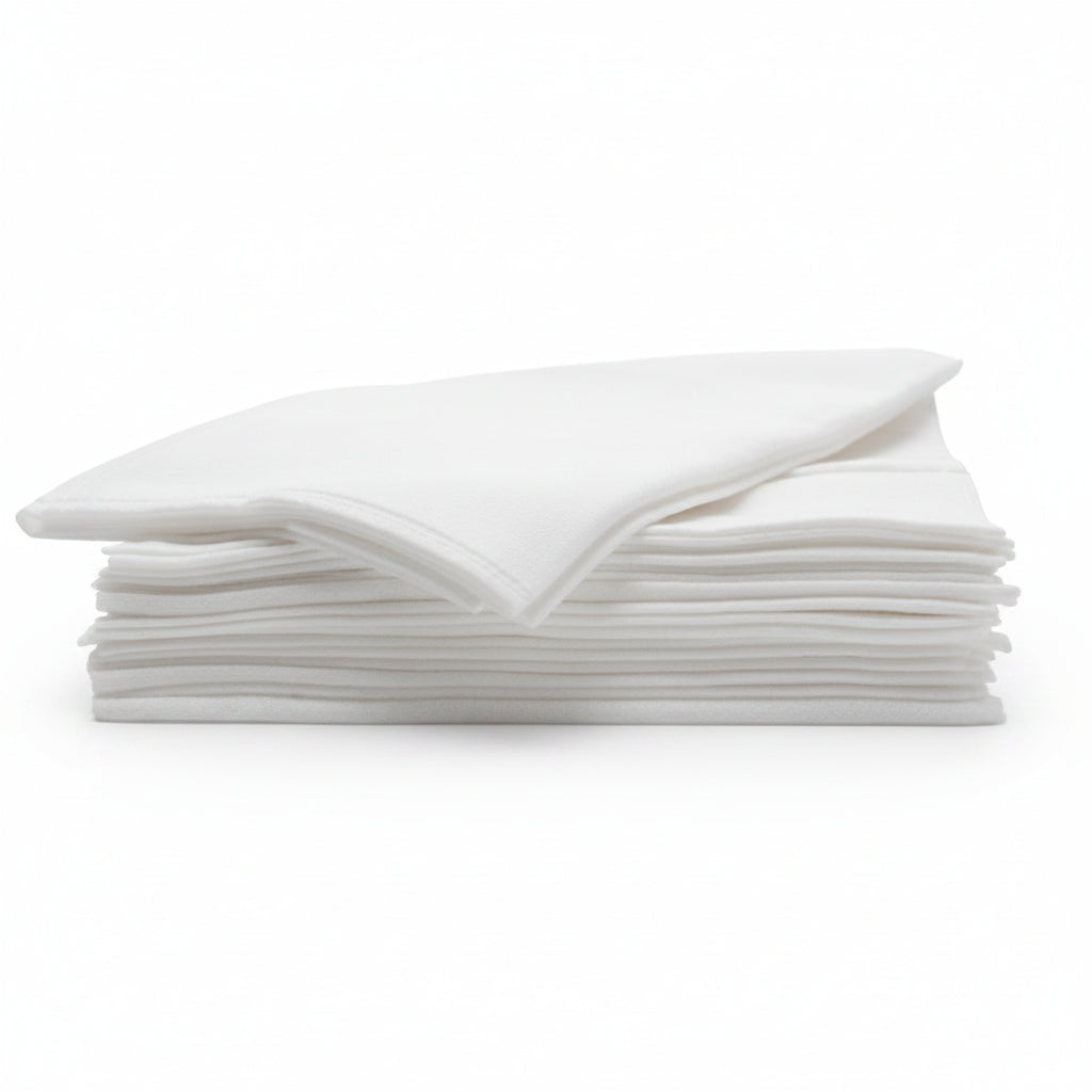 Sibel Hair Towel Absorb&Dry Disposable White 40cmx80cm 50pcs - Prosoape de Par de Unica Folosinta