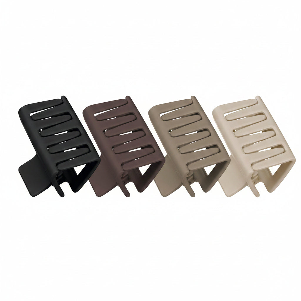 Sibel King Clamps S 4pcs Natural Colour - Set 4 Bucati Clame Mici Pentru Par