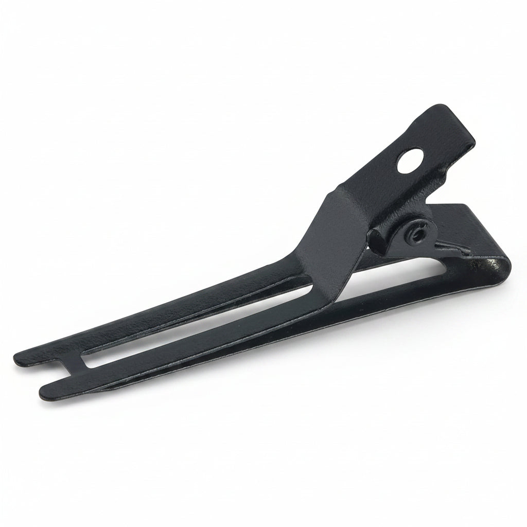 Sibel Metal Setting Clips Galvani Black 12pcs - Clame Metalice Pentru Par