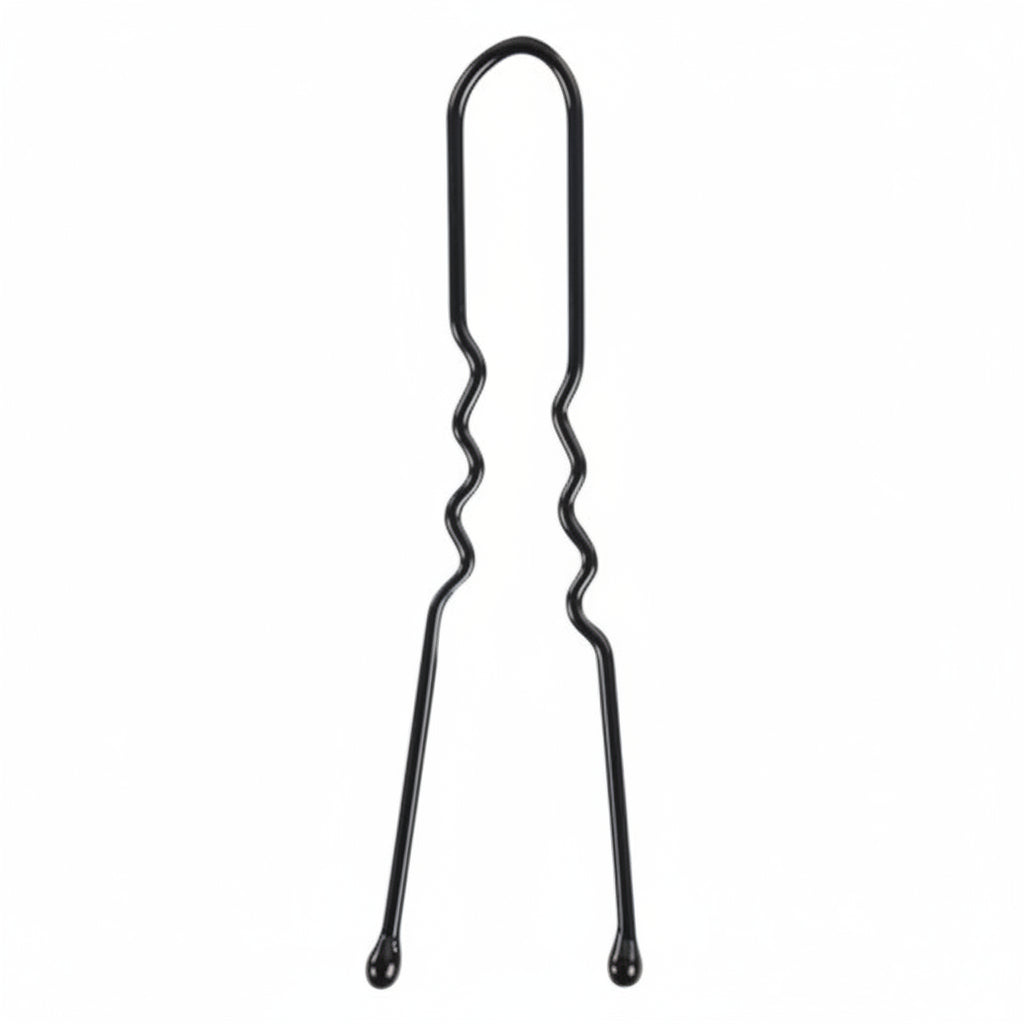 Sibel Micro Pins Metal Wavy Black 35mm 500pcs - Agrafe Par Metalice