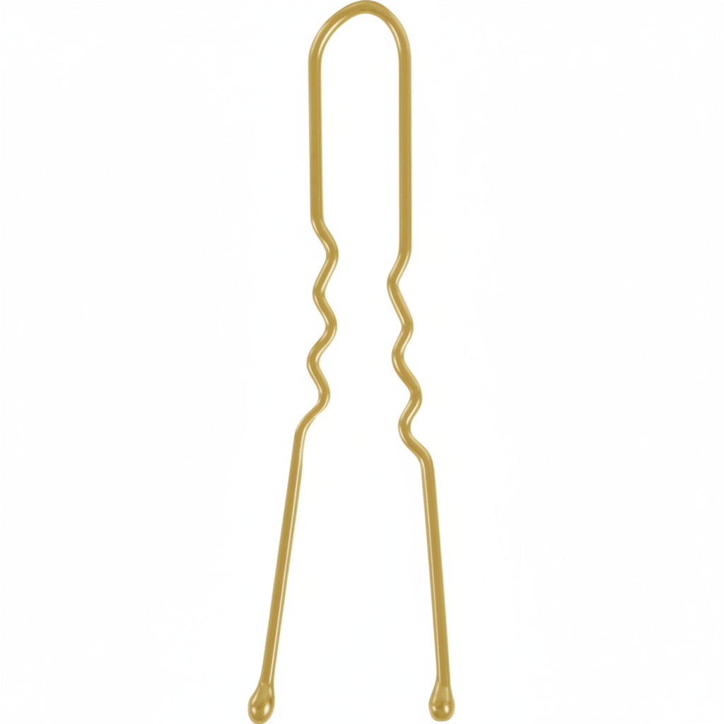 Sibel Micro Pins Metal Wavy Blond 35mm 500pcs - Agrafe Par Metalice