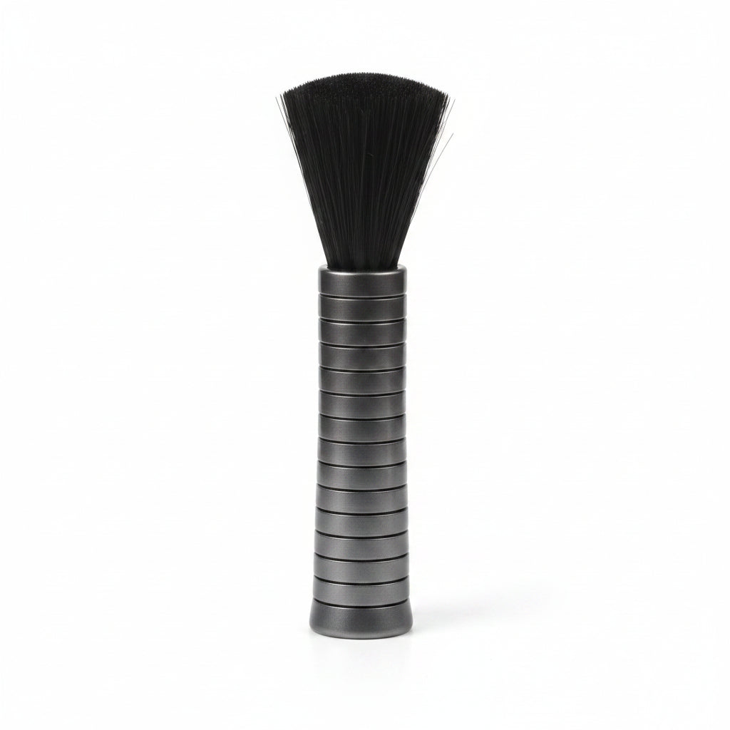 Sibel Neck Brush Super Nickel - Pamatuf Pentru Indepartarea Firelor de par Antracit