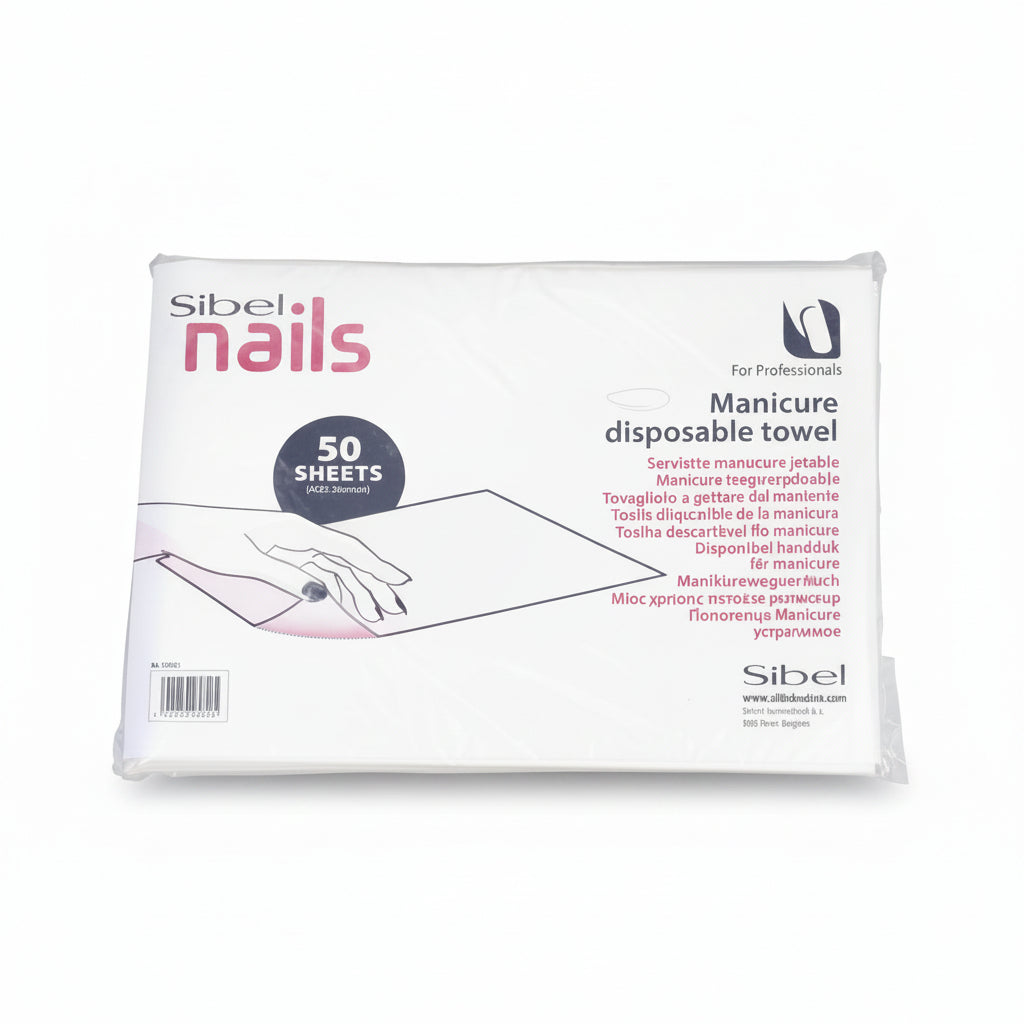Sibel Paper Towel Manicure 30cmx42cm 50pcs - Prosoape de Hartie Pentru Manichiura