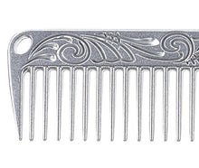 Încarcă imaginea în Galerie, Sibel Cutting Comb Alu S 18cm - Pieptene Profesional de Tuns Rezistent la Caldura
