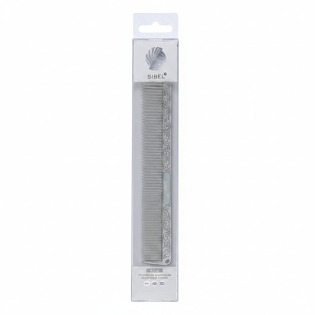 Sibel Cutting Comb Alu M 20cm - Pieptene Profesional din Aluminiu
