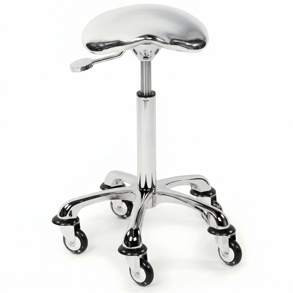 Sibel Saddle Stool Rollercoaster Eccentric - Scaun Profesional Pentru Salon Tip Sa
