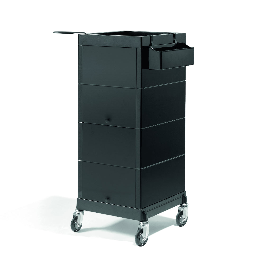 Sibel Service Trolley Discrete Black - Ucenic Profesional Pentru Saloane