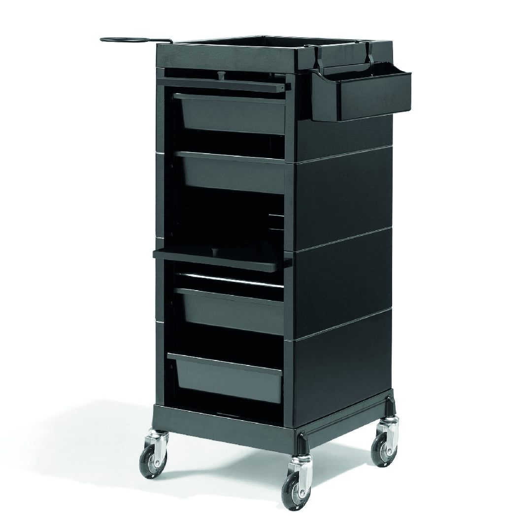 Sibel Service Trolley Discrete Black - Ucenic Profesional Pentru Saloane