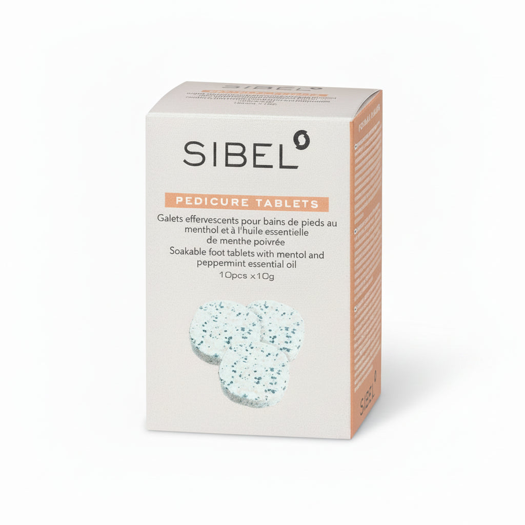 Sibel Effervescent Soaking Tablets for Pedicure 10pcs - Tablete Efervescente Pentru Pedichiura
