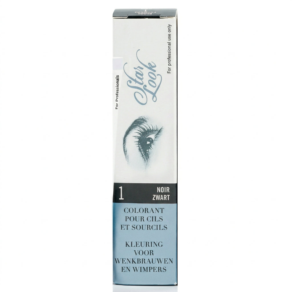 Sibel Star Look Eyelash Dye No1 Black 15ml - Vopsea Pentru Gene si Sprancene
